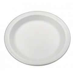 FOAM PLATE 10.25" WHITE 4/125 