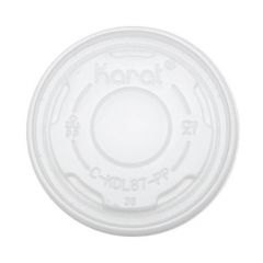 CONTAINER LID FLAT PLASTIC 5OZ (CKDL87PP)