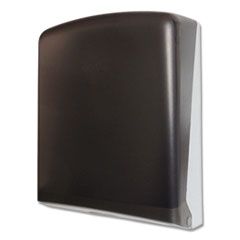 FOLDED TOWEL DISPENSER 11 X  4.5 X 14 SMOKE