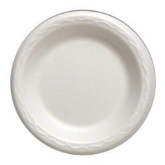 FOAM PLATE 6" WHITE 8/125 