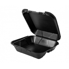 SNAP-IT HINGED CONTAINER MEDIUM 1 COMPARTMENT 8X8X3