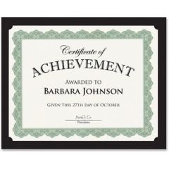 CERTIFICATE HOLDER BLACK 10/PK 