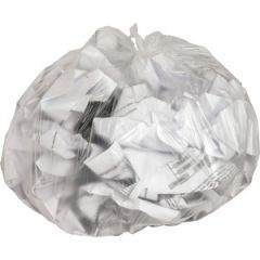 EXPANDABLE DRAWSTRING TRASH CAN LINER 13 GAL .09MIL WHITE