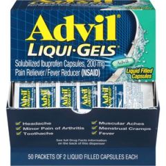 ADVIL LIQUI GELS 50BX/EA 