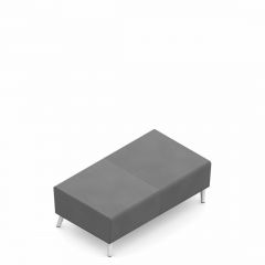 TWO SEAT BENCH ARMLESS  48Wx28Dx18H DUSK 