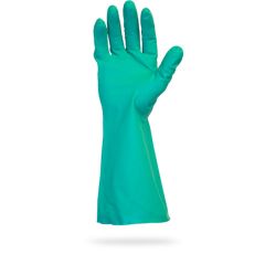 PROWORKS NITRILE GREEN UNLINED  22MIL 18" 3DZ/CS