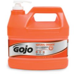 NATURAL ORANGE + PUMICE AND  PUMP DISPENSER 2/GAL