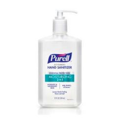 2 IN 1 MOISTURIZING ADVANCED  HAND SANITIZER GEL 12OZ CLEAN 