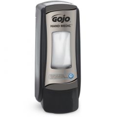 ADX-7 HAND MEDIC DISPENSER  700mL CHROME/BLACK 6/CS