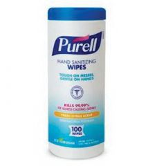PURELL SANITIZING WIPES POP UP TUB 12/100