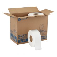 PACFIC BLUE JUMBO JR. BATH  TISSUE 2PLY 3.5X1000 8/CS