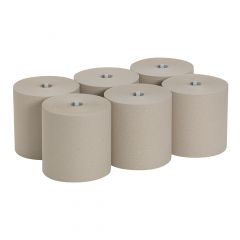 SOFPULL ROLL TOWEL MANUAL 8x1000 BROWN 6/CS