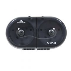 SOFPULL TWIN MINI TISSUE  DISPENSER SMOKE