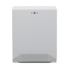 C-FOLD/MULTIFOLD TOWEL DISPENSER WHITE METAL