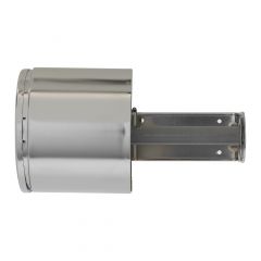 2-ROLL COVERED TOILET PAPER  DISPENSER, KEY LOCK, CHROME