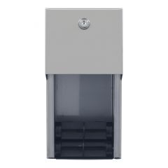 2 ROLL VERTICAL STANDARD ROLL  DISPENSER STAINLESS STEEL