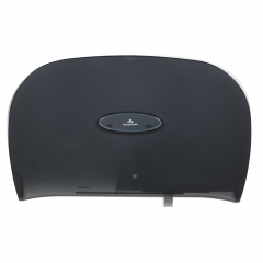 JUMBO JR TISSUE DISPENSER 2 ROLL BLACK (13728/13718)