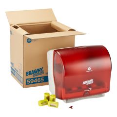 GO RAG AUTO WIPER DISPENSER RED
