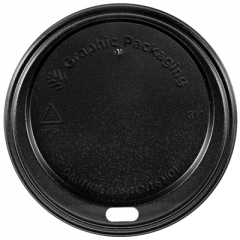 DOME SIPPER LID 8OZ BLACK  1000/CS