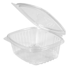 HINGED LID DELI CONTAINER 12oz CLEAR 200/CS