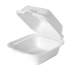 HINGED CONTAINER 5.7x5.7x3  HARVEST FIBER 500/CS
