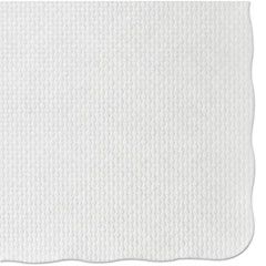 KNURL EMBOSSED SCALLOP EDGE  PLACEMAT 9.5X13.5 1000/CS 