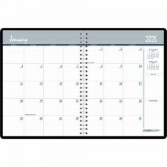 2026-2027 MONTHLY PLANNER 8.5x11 BLACK COVER