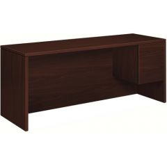PEDESTAL CREDENZA 29.5x72x24 MAHOGANY LAMINATE