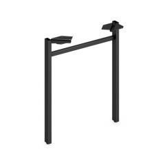 U-SHAPE LEG STAND 24"  STATIONARY BLACK
