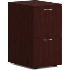 MOBILE PEDESTAL FILE/FILE  15Wx20Dx28H MAHOGANY