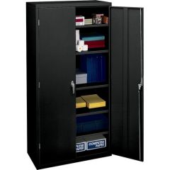 STEEL STORAGE CABINET  36Wx18Dx72H BLACK