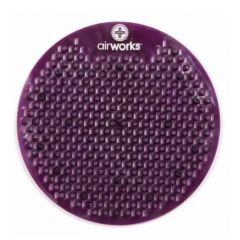 AIRWORKS SPLASH FREE SCENTED  URINAL SCREEN, VINEYARD, 10/PK 