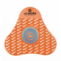 AIRWORKS PREMIER URINAL SCREEN  WITH SMART BLOCK MANGO 12/CS