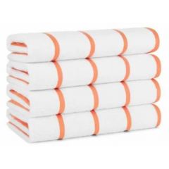 COTTON ORANGE TOWELS 30x60  4/PK 6PK/CS