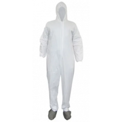 PROWORKS BREATHABLE LIQUID &  PARTICULATE COVERALLS WITH 
