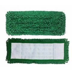 MESH BACKED SIDE POCKET MOP  GREEN 120/CS 