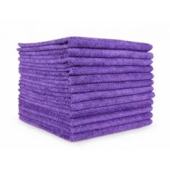 MICROFIBER CLEANING CLOTH  300GM 16X16 PURPLE 12/PK 