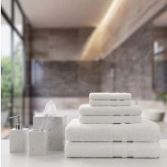 DOBBY BORDER RING SPUN BATH  TOWELS 27X50 14LB 12/PK 3PK/CS