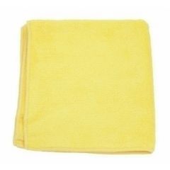 MICROFIBER CLEANING CLOTH  300GM 16X16 YELLOW 12/PK 