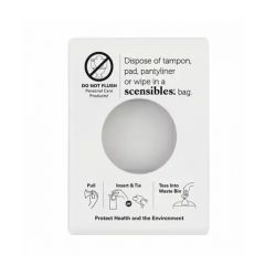 SCENSIBLES BAG DISPENSER PLASTIC 3.75x5.25x1 WHITE