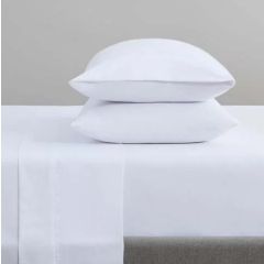 COTTON/POLYESTER BLEND TWIN  FITTED SHEETS 36x80x12 WHITE 