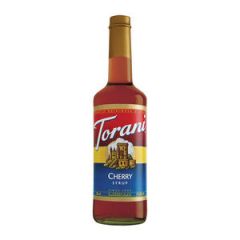 TORANI CHERRY PET SYRUP 750ML.  4/CS