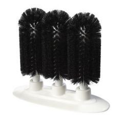 TRIPLE GLASS BRUSH BLK 