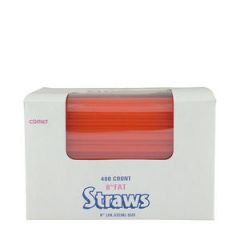 FAT STRAW 8" RED F800R 6/400 