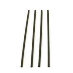 SLIM STRAW 8" BLACK 10/500 S800BK