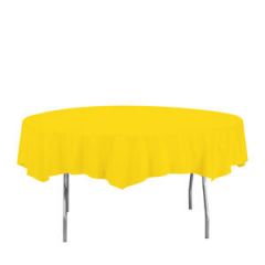 TABLECOVER OCTAGONAL 82" YELLOW