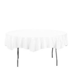 TABLECOVER OCTAGONAL 82" WHITE 