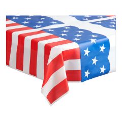 TABLECOVER ROLL 40"x50' STARS R/W/B 724400