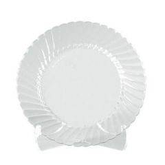 PLATE 7.5" CLEAR 10/18 