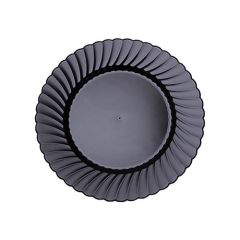 PLATE CATERWARE PLASTIC 10  1/4" BLACK 